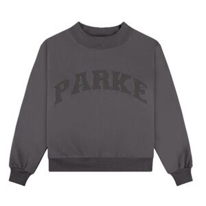 PARKE Monochrome Varsity Mockneck Midnight